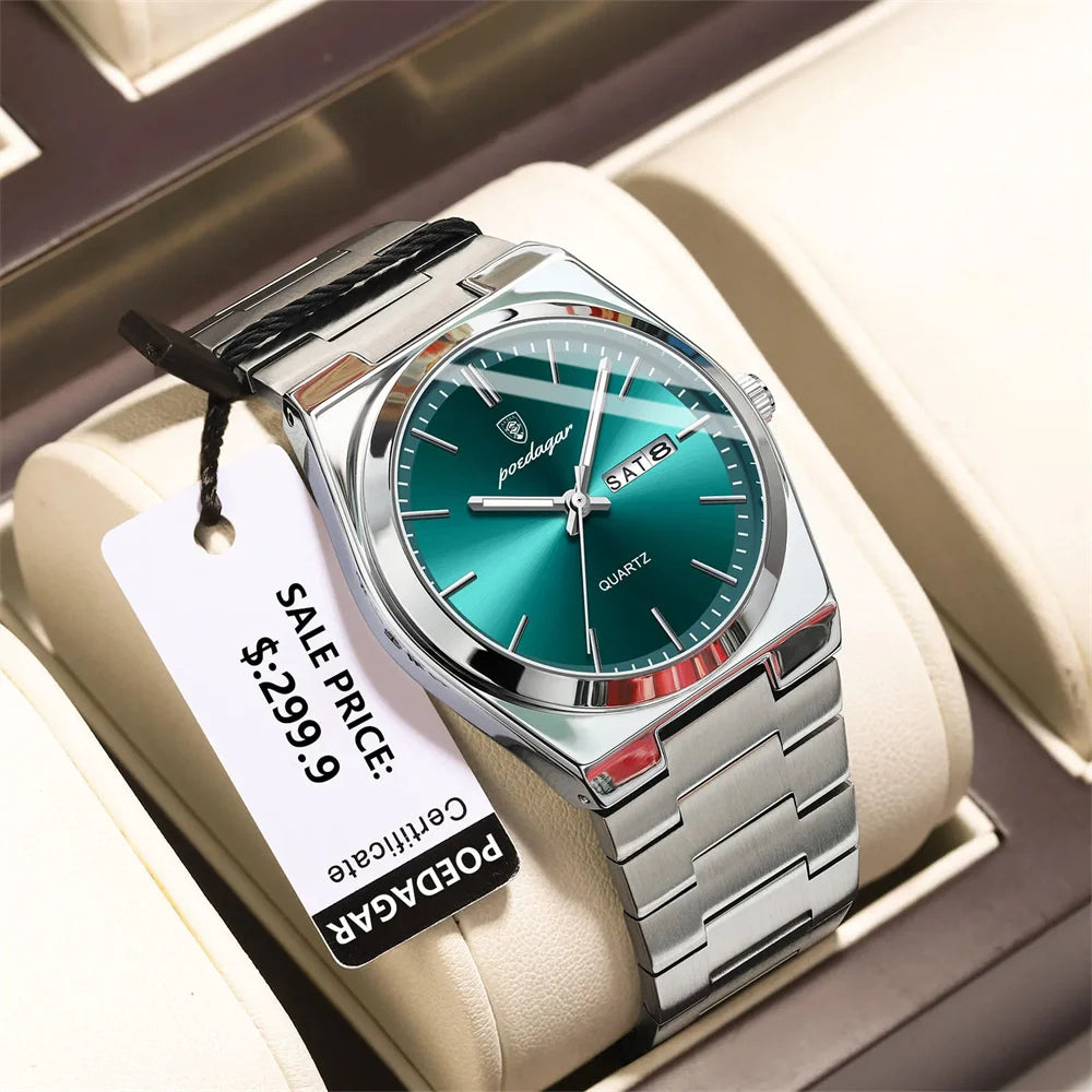 Classic Waterproof Luminous Quartz Watch